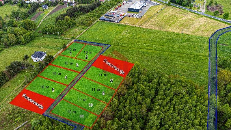 Na sprzedaż działki budowlane w Lipinach