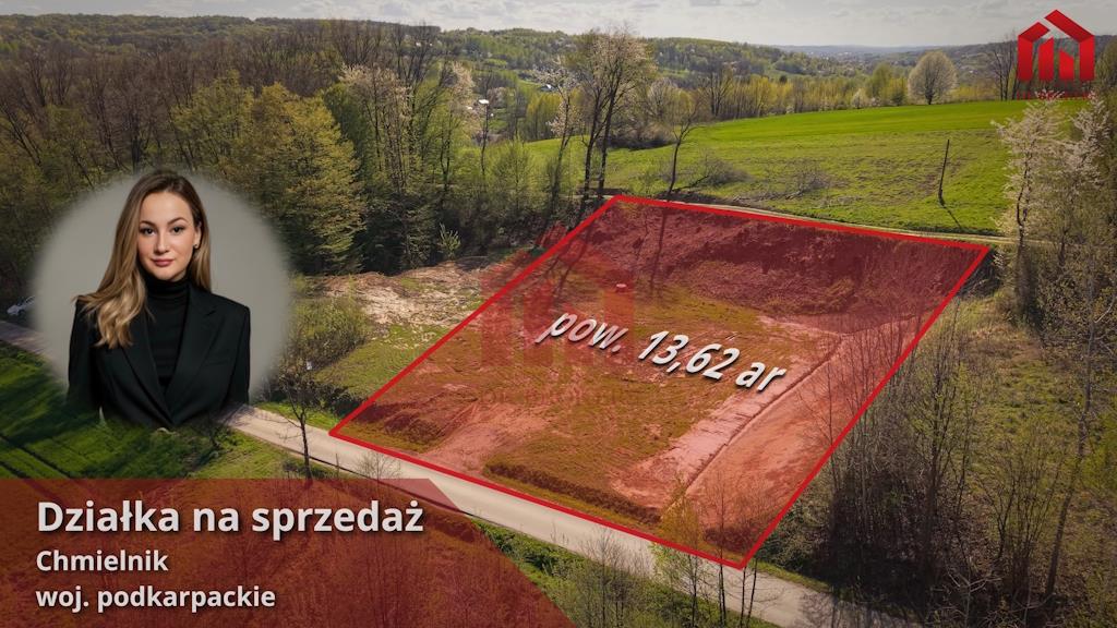 Działka budowlana, WZ, 13,62 ar, Chmielnik