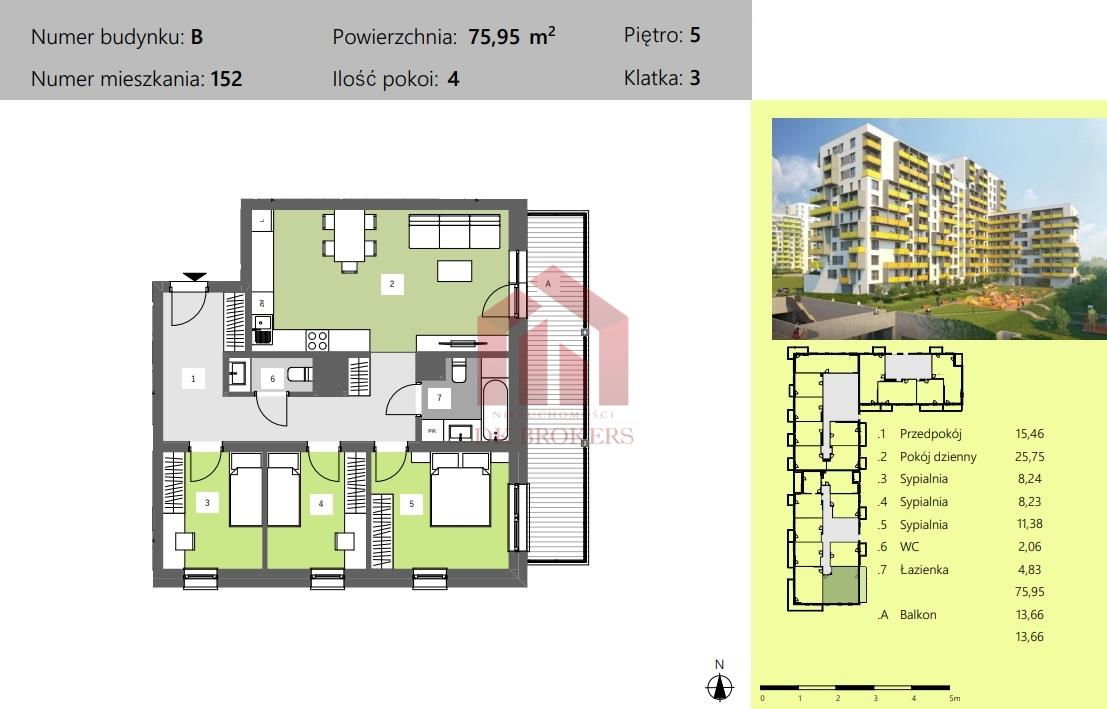 4 POKOJE 8400 zł/m2 GOTOWE Nie czekaj!