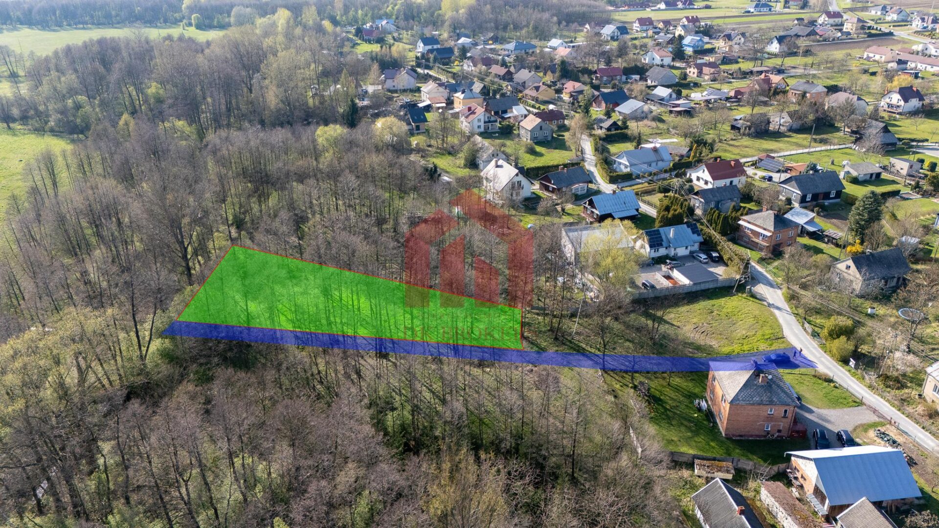 Działka budowlana 3 km od centrum Sędziszowa Młp.