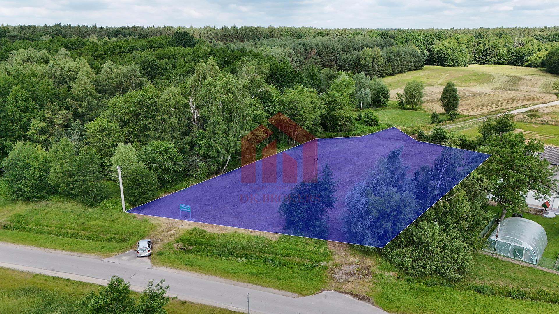 Na sprzedaż działka budowlana 20a Skrzyszów, gm. Ostrów