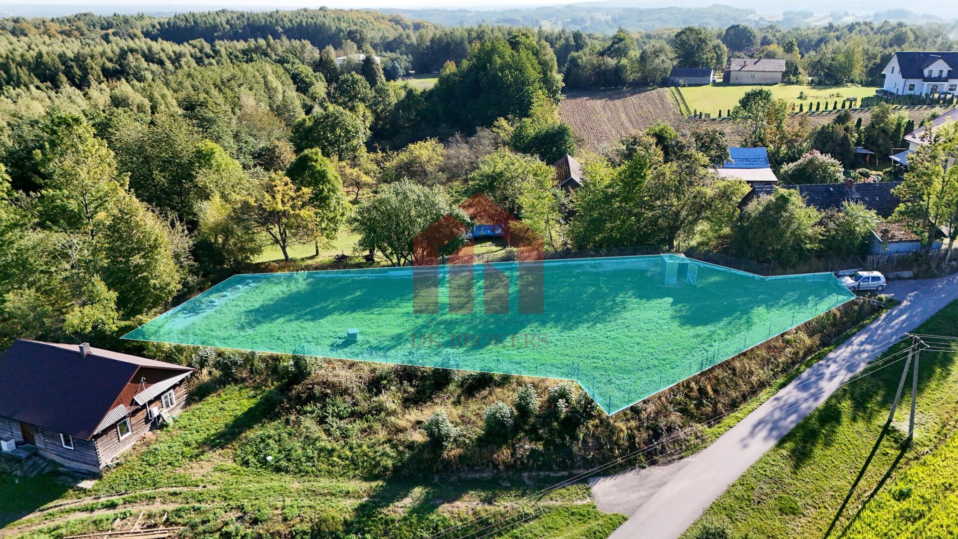 Działka 12 arów w Lubzinie (gm. Ropczyce)