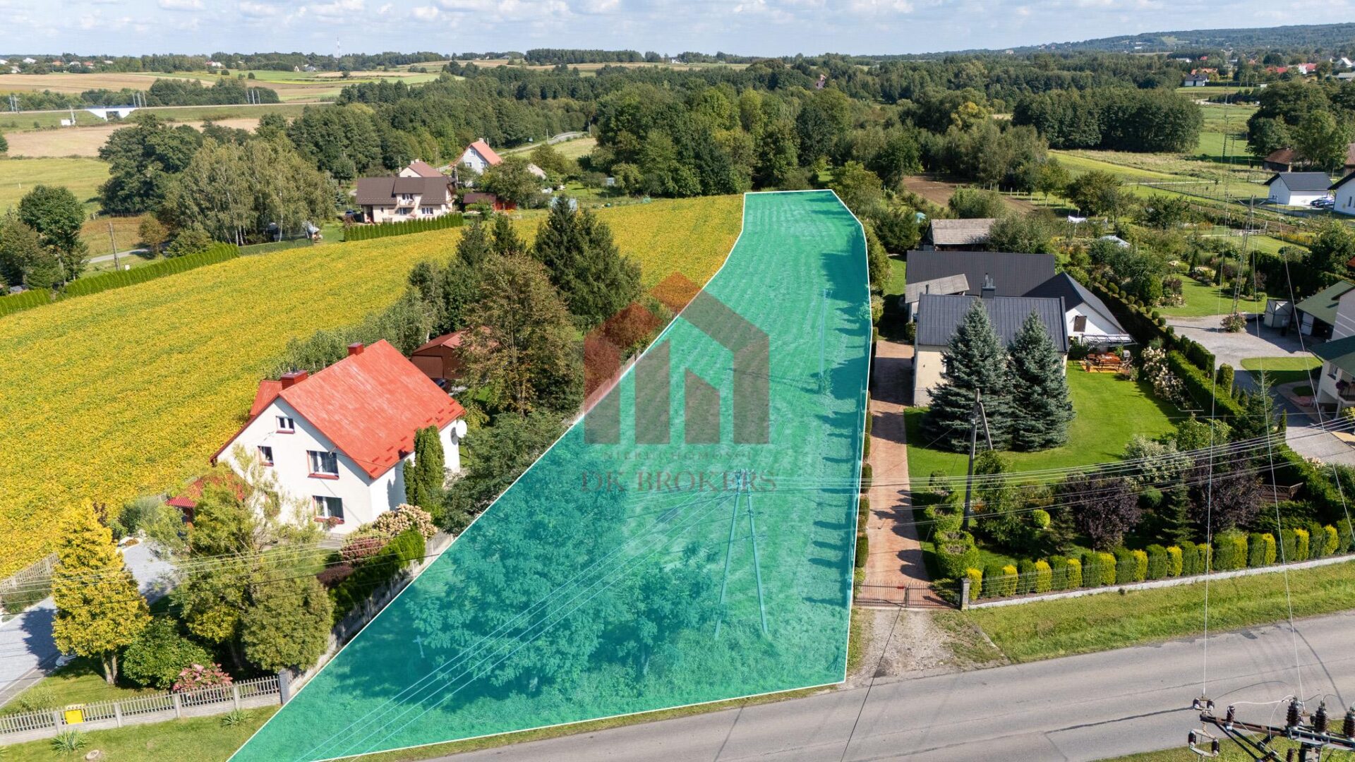 Wszystkie MEDIA przy drodze powiatowej SIELEC 34ar