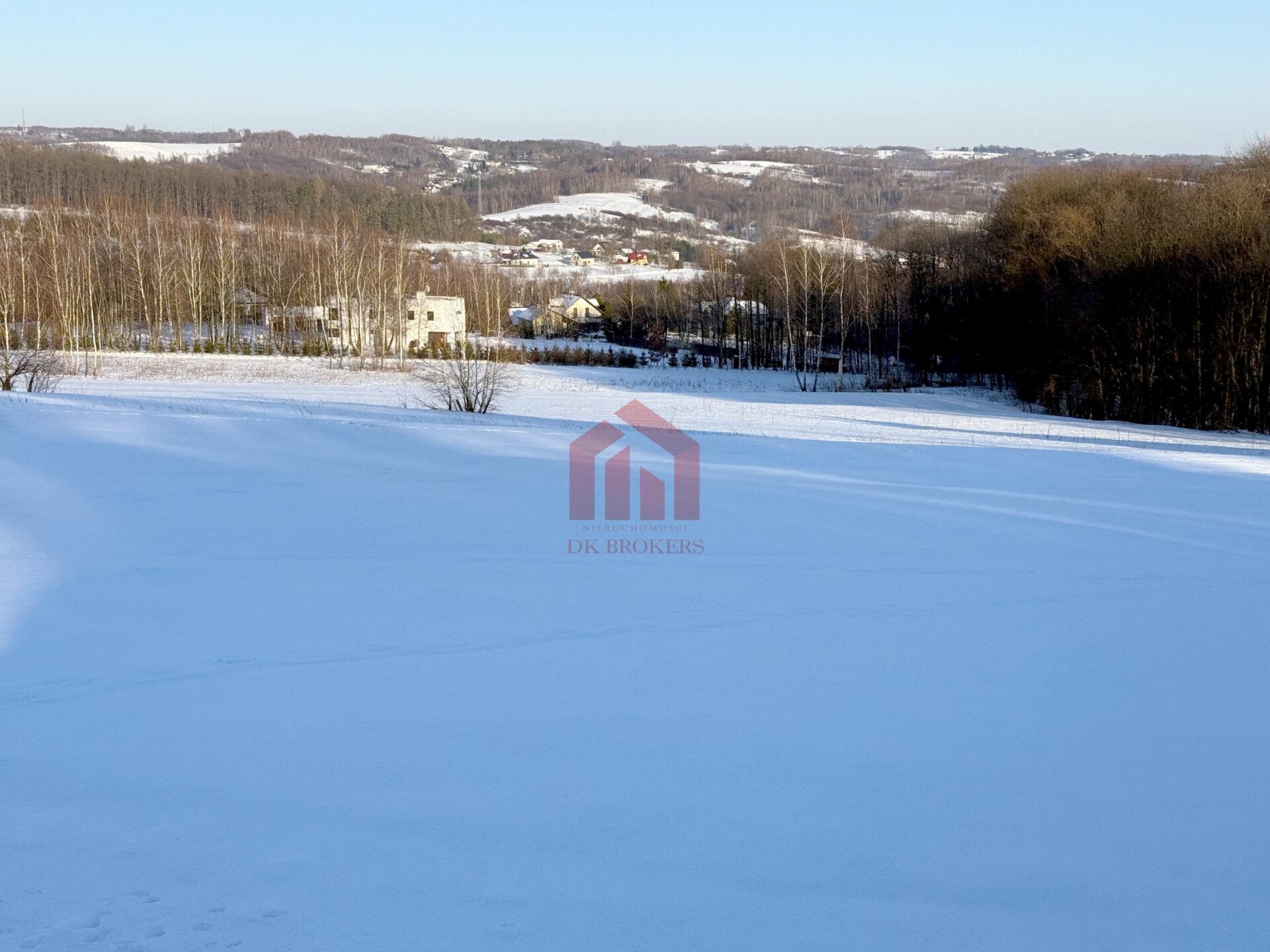 Piękna widokowa działka 1 km. od granic Rzeszowa – Chmielnik