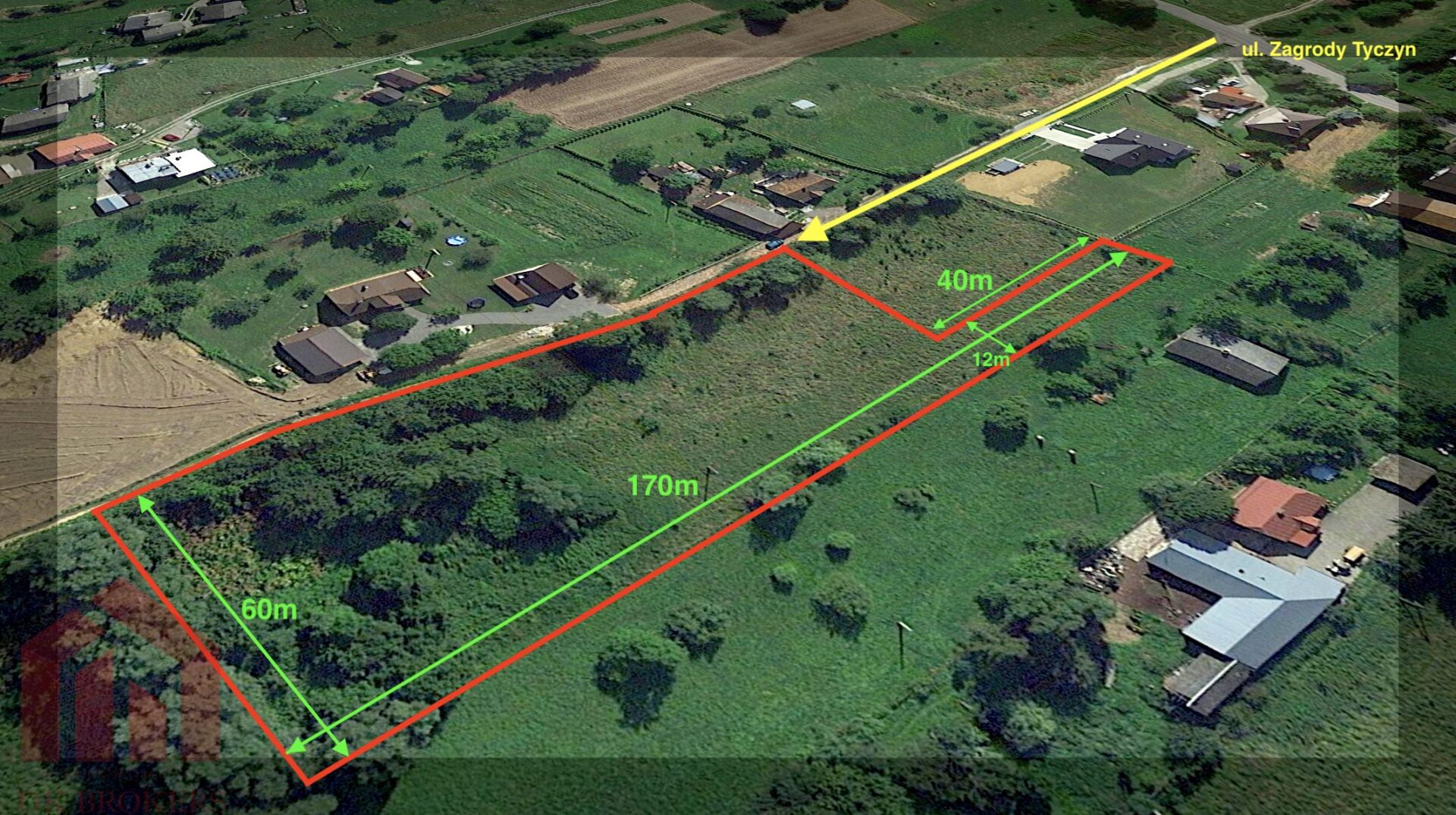 Grunt pod zabudowę ul. Zagrody Tyczyn, inwestycyjnie
