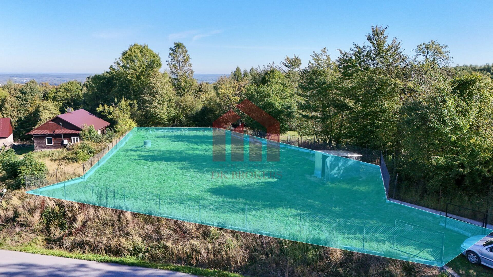 Widokowa działka 12 arów w Lubzinie