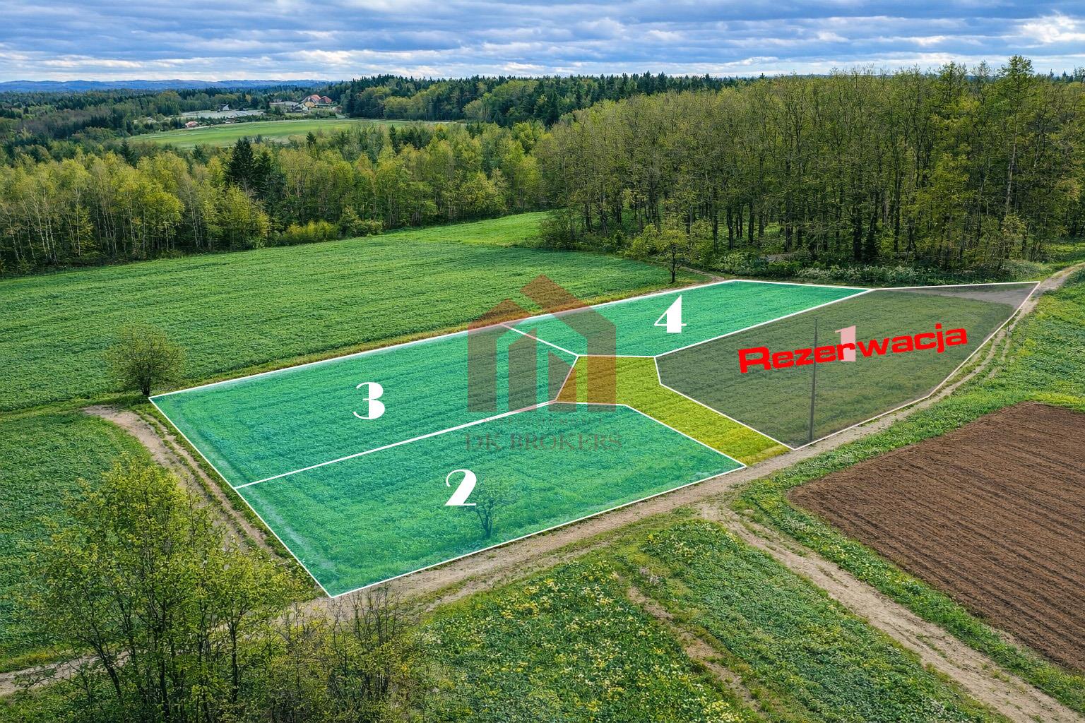 Ropczyce TYLKO 3 TAKIE działki ul.Leśna