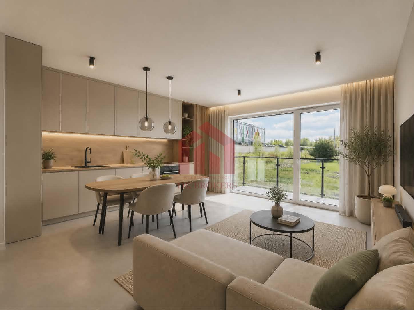 4-pokojowe mieszkanie z dużym balkonem ul. Pańska, Rzeszów | 69,97 m² |