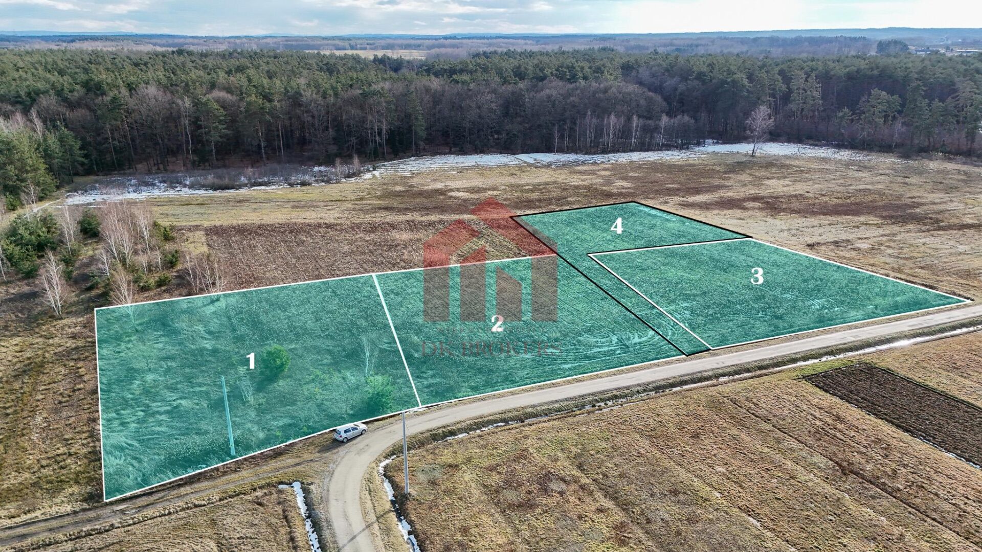 3 działki budowlane Dulcza Wielka, gm. Radomyśl Wielki, powiat mielecki, woj. podkarpackie