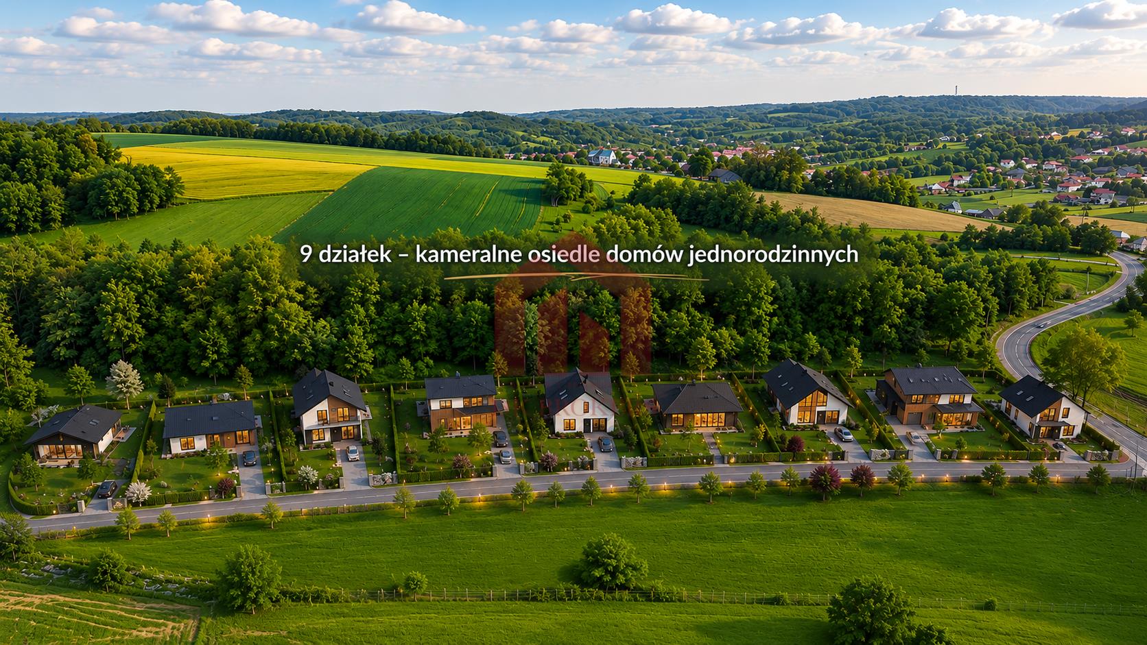 1,3 km od centrum, dobrze skomunikowane działki