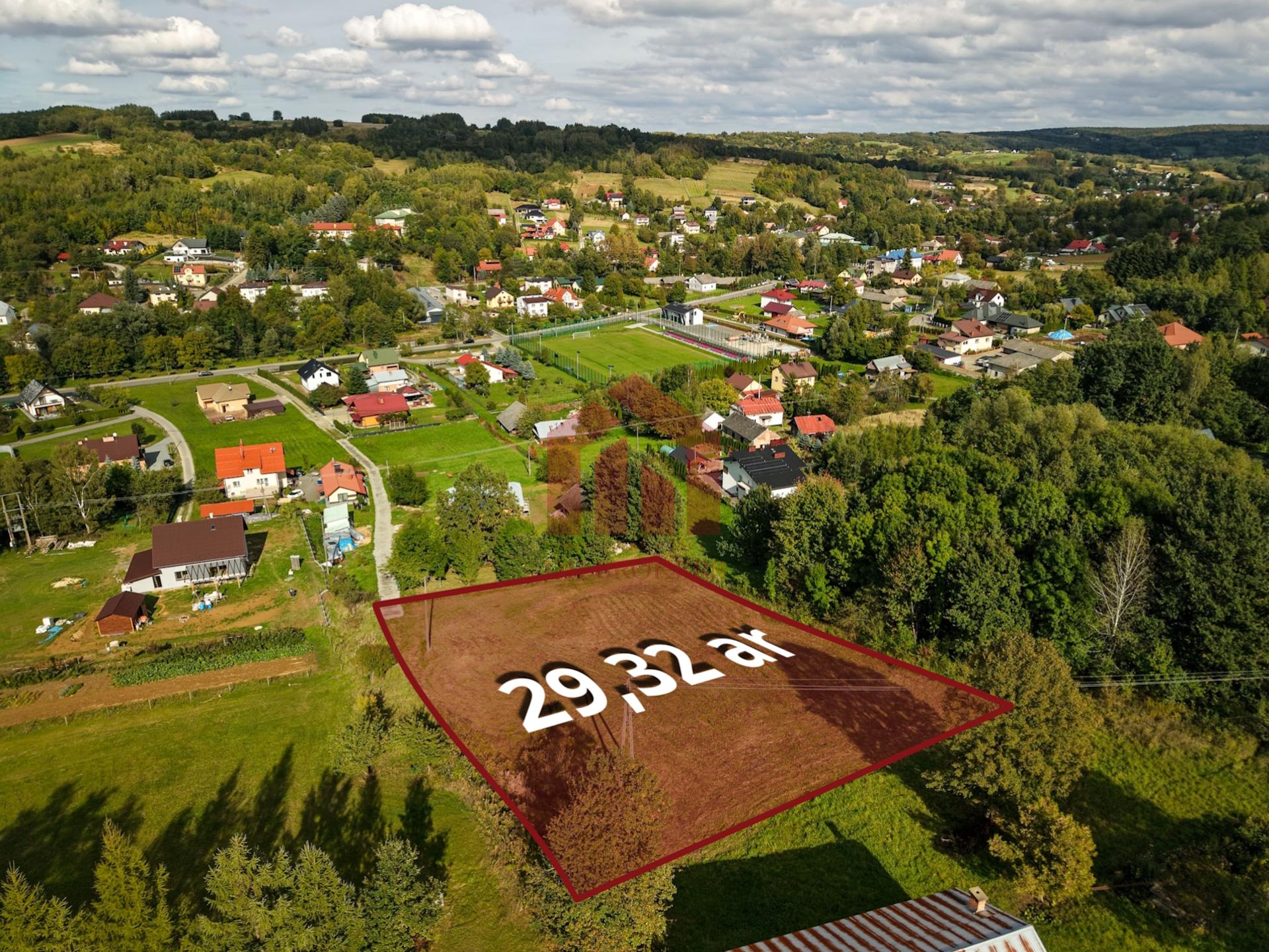 Widokowa działka z WZ LUBENIA powiat rzeszowski